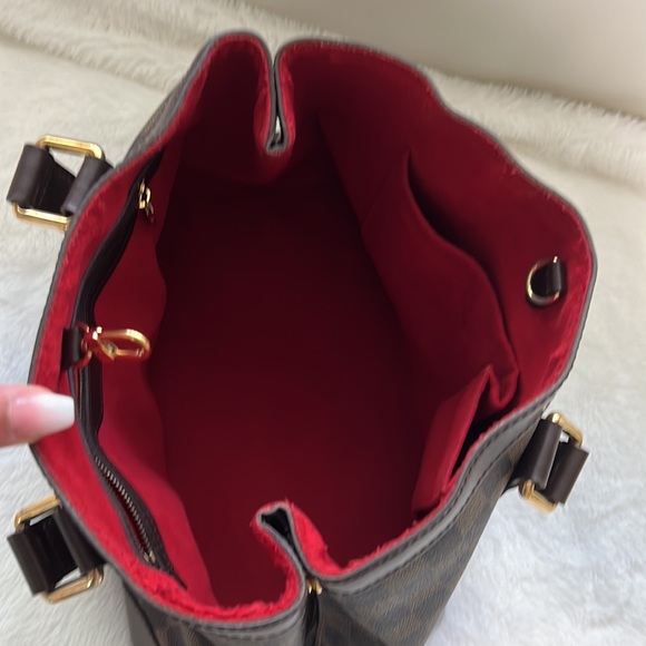 Auth LOUIS VUITTON Hampstead PM  Ebene Damier Unclear Handbag - Picture 14 of 14